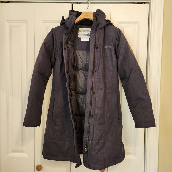 Quartz Nature (now Quartz Co.) Kimberly Down Parka - Navy Blue 2XS w/ Racoon Fur - Picture 2 of 16